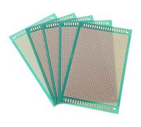 POPETPOP Kit 5 Pezzi Schede Pcb 9x15 Cm per Circuiti Stampati Fai da Te in Fibra di Vetro Resina per Prototipazione e Saldatura Elettronica Progettazione Circuiti Stampati