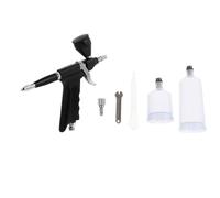 POPETPOP Kit Aerografo per Modellismo Compressore 8 L/min, Set Pratico in Alluminio e Plastica, Aerografo Nero Tazza Staccabile per Pittura e Disegni Camouflage