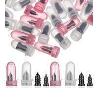 POPETPOP Kit di Riparazione Pneumatici per Veicoli a Due Ruote e Auto 2 Scatole, Strumenti Compatti in Gomma e Metallo, Facile da Trasportare per Riparazioni Rapide On The Go