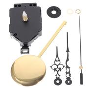 POPETPOP Kit Meccanismo Orologio Silenzioso Pendolo in Plastica per Sostituzione Orologio da Parete Fai da Te, Accessori Orologi da Parete per Riparazione, per Ufficio e Casa