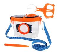 POPETPOP Kit Osservazione Insetti per Lente d Ingrandimento e Scatola Trasparente Materiali Sicuri e Resistente per Esplorazioni Scientifiche e Natura all Aperto Completo per Ragazzi e