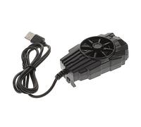 POPETPOP la ventola del radiatore gioco mobile portatile Freddo telefoni intelligenti cellulari ventola di raffreddamento del cellulare dispositivo di raffreddamento del telefono PC Nero