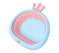 POPETPOP Lavabo Pieghevole Portatile per Forma di Corona Bacinella in PP Resistente e Salvaspazio Vaschetta Bagnetto Cartoon per Viaggi e Uso Quotidiano