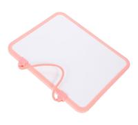 POPETPOP Lavagna Bianca Piccola Rosa Cancellabile in Plastico Design Multifunzionale e Superficie Magnetica per Uso Domestico e Studenti