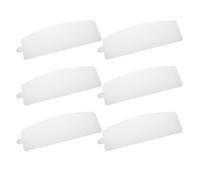 POPETPOP Lente di Ricambio Trasparente per Cappuccio Sabbiatura 0,5 Mm Set da 6 Pezzi Copertura Grandangolare Protezione Visiera per Saldatura e Molatura Adatta Caschi Industriali