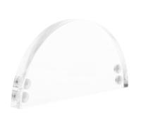 POPETPOP Lente Ottica Semicircolare Magnetica in Acrilico, Lente per Insegnamento delle Scienze e Esperimento Ottico, per Laboratori e Ricerca, Studenti e Ricercatori