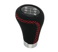 POPETPOP Leva Cambio Manuale Marce con Pomello Rosso Cuciture Facile Installazione per Auto Suv e Camion Manopola Cambio Sportivo