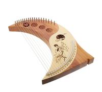 POPETPOP Lira Celtica in Legno di Cedro 19 Corde, Set Completo per Principianti, Strumento Musicale Portatile e Leggero per Ragazzo Ragazza e Adulti Colore Casuale