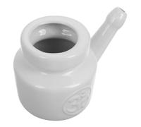 POPETPOP Lota per Lavaggi Nasali in Materiale 350 Ml, Detergente Nasale Bianco, Uso Delicato e Facile per Yoga e Vari