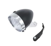 POPETPOP Luce Anteriore LED per Bici Luci Retro Vintage Accessori per Mountain Bike Luci di Sicurezza per Ciclismo Notturno Nero