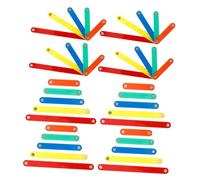 POPETPOP Magnetici Geometrici per Bambini 50 Strisce Manipolative per l'Insegnamento della Matematica Giocattoli Didattici Classe l'Apprendimento