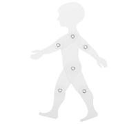 POPETPOP Manichino da Disegno: manichino Flessibile con articolazioni articolate - Modello di Figura Umana Realistico per Lo Studio dell'anatomia del Disegno gestuale e la Pratica dello Schizzo