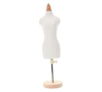 POPETPOP Manichino Sartoriale Miniatura con Base per Abbigliamento Donna Supporto Espositivo per Abiti Bambole Forma Realistica per Sartoria e Design Moda