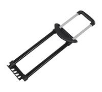 POPETPOP Maniglia 3 Telescopica Nera Valigia in Alluminio per e Stabile Sezioni, Compatibile Trolley e Valigie da Viaggio