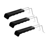 POPETPOP Maniglia Antiscivolo per Friggitrice 3 Pezzi, Impugnatura Resistente al Calore da 9,8 Pollici, Manico di Ricambio per Cestello da Frittura, Accessorio Cucina per Uso Domestico