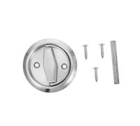 POPETPOP Maniglia Nascosta per Mobili in Acciaio Inox Maniglia ad Anello Rotonda per Sollevamento Porte e Cassetti da Bagno e Cucina Stile Vintage