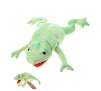 POPETPOP Marionetta Mano Anfibia in Morbido Peluche con Giocattolo Interattivo per Sviluppo Coordinazione Occhio-mano e Creatività Adatta per Casa Scuola e Asilo