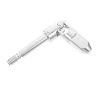 POPETPOP Martinetti Testa Cardanica in Acciaio per Sollevatore Giunto Cardanico a Caduta Doppia Pompa Parte per la Riduzione della Pressione Pneumatici Accessorio Rimorchio