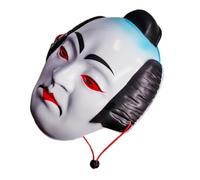 POPETPOP Maschera Kabuki Giapponese Warrior Design Maschera Teatrale Completa per Cosplay Teatro e FESTIVITÀ Culturale