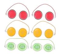 POPETPOP Maschera Per Occhi Al Ghiaccio Riutilizzabile 6 Pezzi Set Terapia Caldo-freddo Impacco Rinfrescante Lenitiva Per Affaticamento e Gonfiore Uso Domestico e Ufficio