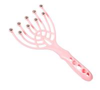 POPETPOP Massaggiatore Manuale per Capelluto con Artigli in Plastica e Sfere in Acciaio Strumento Portatile per e Rilassante per Alleviare Stress e Stimolare la Circolazione Sanguigna