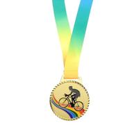 POPETPOP Medaglia e Collezionabile in Lega di Zinco per Premiazioni Ciclismo Design Elegante e Semplice, Valore Commemorativo per Eventi Ciclistici e Attività Scolastiche
