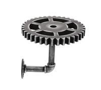 POPETPOP Mensola da Muro Vintage in Ferro con Piastra Dentata Staffa Robusta per Scaffali Supporto per Libri e Piante Montaggio su Piastrelle Resistente e Decorativo