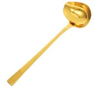 POPETPOP Mestolo per Salsa in Acciaio Inox 304 Beccuccio Versatore, Mestolo per Sugo Piccolo, Utensile da Cucina Multiuso per Servire Condimenti e Sugo di Carne, Design a Becco D’anatra