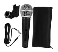 POPETPOP Microfono Cablaggio Ergonomico per Voce e Karaoke Portatile per Performance Classico e Robusto per Ktv e Eventi Musicali