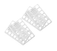 POPETPOP Misuratore Anelli con Scala UE 50-72mm Riutilizzabile in Cartone Bianco 4 Pezzi Strumento User-Friendly la Misurazione Precisa delle Dita Durante Gli Acquisti Online