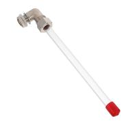 POPETPOP Misuratore Livello Acqua Serbatoio Acrilico Trasparente 20Cm Gomito Singolo per Caldaie Piscine Antincendio Monitoraggio Liquido Sicurezza Impianti Industriali