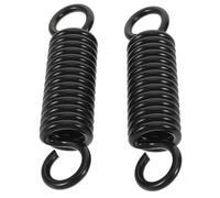 POPETPOP Molle Elicoidali Ammortizzanti 6Mm X 150Mm Nere Set 2 Pezzi per Altalena da Veranda Sedia Sospesa e Amaca con Ganci Resistenti per Esterni e Regolazione Estensione per