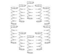 POPETPOP Molle Forma Torre Alta 10 Pezzi per Ponte Chitarra Elettrica in Acciaio Inossidabile Compatibilità Tensione Corde Stabile per Regolazione Precisa
