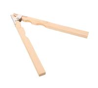 POPETPOP Morsetto ad Anello in Legno Beige per Gioielli Presa a Molla Ergonomica, Strumento Professionale per Lucidatura e Lavorazioni Fai da Te di Anelli