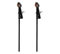 POPETPOP Morsetto da Laboratorio in Ferro Regolabile, Set 2 Pezzi Anello di Supporto per Beuta e Provette, Attrezzatura da Laboratorio per Analisi e Ricerca Scientifica