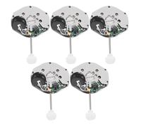 POPETPOP Movimento per riparazione orologi da 5 pezzi: movimento per riparazione orologi al quarzo - prestazioni stabili, basso consumo energetico per ripristinare gli orologi alla precisione