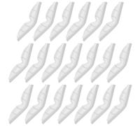 POPETPOP Nasale Prevengono L'appannamento degli Occhiali 20 in Silicone Bianco Comode da e Lavare per Maschere Adatte a Tutte Le Taglie