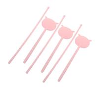 POPETPOP Occlusore Oculare Riutilizzabile Con Asta Per Optometria, Strumento Per Esame Della Vista, Scudo Per Test Visivi, Puntatori Per Grafici Visivi, Set Da 12 Pezzi (6 Occlusori Rosa +