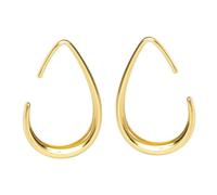 POPETPOP Orecchini Argento Forma Ovale Minimalisti da Donna Gioielli Eleganti Saliscendi Leggeri e Amichevoli Accessorio Moda Versatile per Tutti i Giorni e Occasioni Speciali