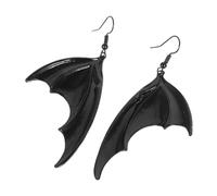 POPETPOP Orecchini Halloween Pipistrello Neri Pendolo Accessorio Gothic Punk per Donna Design Vintage Decorazione di Pipistrello Gioielli Tema per Feste e Uso Quotidiano