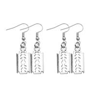 POPETPOP Orecchini Pendenti Punk a Forma di Coltello Set da 2 Paia in Lega Decorazioni per le Orecchie alla Moda Accessori Unisex per Eventi e Regali