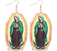 POPETPOP Orecchini Pendenti Vintage Ovali in Acrilico senza Nichel e Piombo Gioielli Delicati alla Moda per Donna Adatti a Feste Lavoro e Uso Quotidiano Colore Casuale Colore Casuale