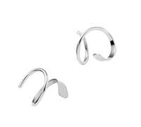 POPETPOP Orecchini Rotanti in Argento 925 a Cerchio Moderni Pendenti Geometrici Luminosi e Anallergici per Feste e Uso Quotidiano