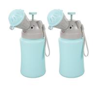 POPETPOP Orinatoio Portatile per e Uomini Vasino da Viaggio in Silicone Morbido Anti-Perdita Set 2 Pezzi per Emergenze in Auto Campeggio e Addestramento alla