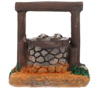 POPETPOP Ornamento Decorativo per Pozzo d'Acqua in Miniatura in Resina Resistente Decorazione per Spazi Verdi e Desktop per Miniature Acquari e Ambienti Interni Design Artistico