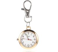 POPETPOP Orologio da Tasca Portachiavi per Studenti Design Semplice in Lega di Zinco Oro, Preciso e Resistente per Uso lungo Termine Durante gli Esami