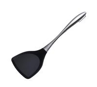 POPETPOP Paletta in Silicone Antiscivolo Resistente al Calore con Manico in Acciaio Inossidabile Spatola da Cucina Antiaderente per Girare Pancake e Mescolare Alimenti Utensile da Cucina