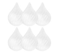 POPETPOP Palline di Schiuma Leggere e Facili da Dipingere 6 a Forma di Bianche per Scolastici e Decorazioni