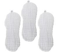 POPETPOP Pannolino Lavabile in Cotone 12 Strati Piccolo 3 Pezzi, Materassino Traspirante per Ragazzo Ragazza, Coperta Portatile per Fasciatoio e Lettino, per Viaggi e Protezione Culla