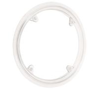 POPETPOP Paracatena Bici 4 Fori in PVC Bianco per Mountain Bike